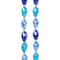 Aqua Teardrop Faceted Glass Beads, 11mm by Bead Landing™